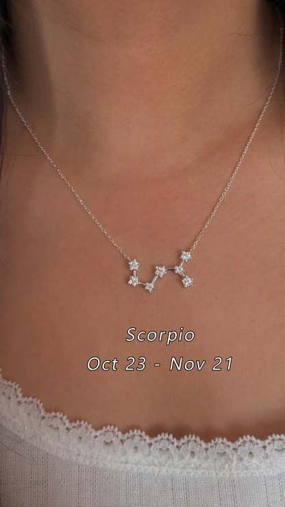 PURE SILVER STAR CONSTELLATION NECKLACE