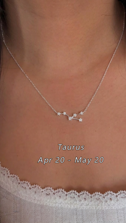 PURE SILVER STAR CONSTELLATION NECKLACE